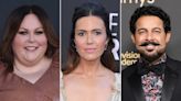 Mandy Moore reunites with This Is Us costars Chrissy Metz and Jon Huertas at SAG strike: 'My forever family'