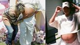 Naomi Osaka's Boyfriend, Cordae, Kisses Her Pregnant Belly at Sweet Gender Reveal Party