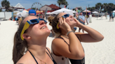 Solar eclipse watch party on Clearwater Beach brings out thousands of spectators