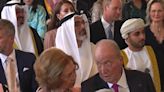 El frío reencuentro de Juan Carlos y Sofía en la boda del heredero de Jordania
