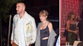 Travis Kelce Repeatedly Kisses Taylor Swift's Shoulder at Las Vegas Gala: Watch the Cute Moment