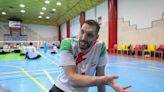 Iranian 2.46m para volleyballer Morteza Mehrzad struggles to find bed big enough