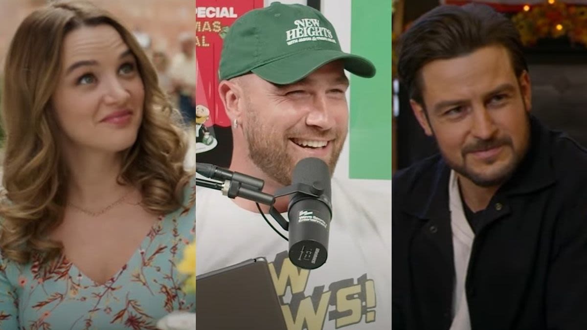 Travis Kelce's Mom Urged Hallmark's Tyler Hynes And Hunter King To Leave Notes For The Football Player, And They Were...