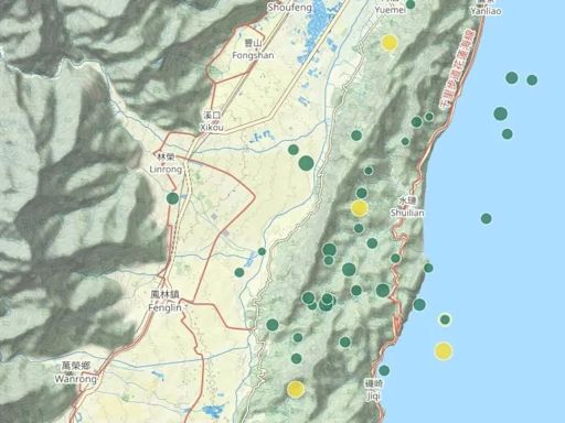 花蓮餘震「從近海移到陸上」！ 地質專家：有點異常