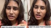 'Best way to drive doctors out of the country': Student slams authorities after sudden postponement of NEET PG exam