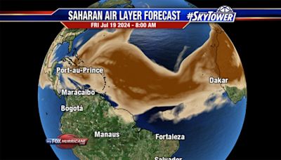Florida to see 'dirty rain' as plume of Saharan dust layer arrives this weekend