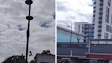 Viral videos show 'Bromley Night Crawler' flipping across buildings