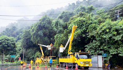 凱米颱風重創新竹山區 台電新竹區處增派人力搶修力拼今日全面復電 | 蕃新聞