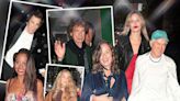 Still rolling at 80: Mick Jagger and friends paint the town black at birthday bash in Chelsea