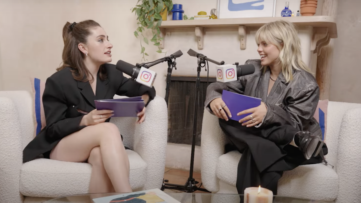 Reneé Rapp and Rachel Sennott talk finstas and flirting on Instagram's 'Close Friends Only' podcast