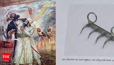 'Wagh Nakh' used by Chhatrapati Shivaji Maharaj to kill Afzal Khan taken to Satara museum | India News - Times of India