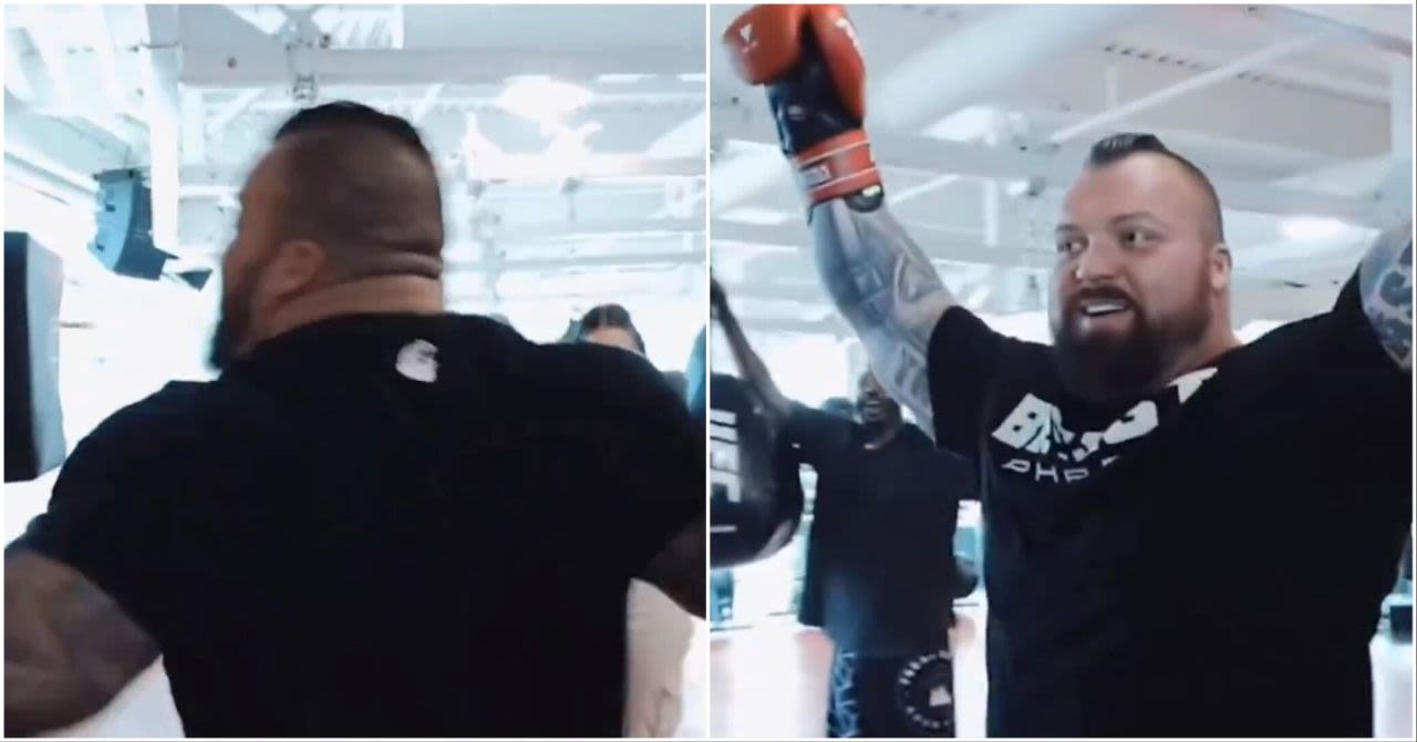 Eddie Hall smashes punch machine world record previously held by reigning UFC champion