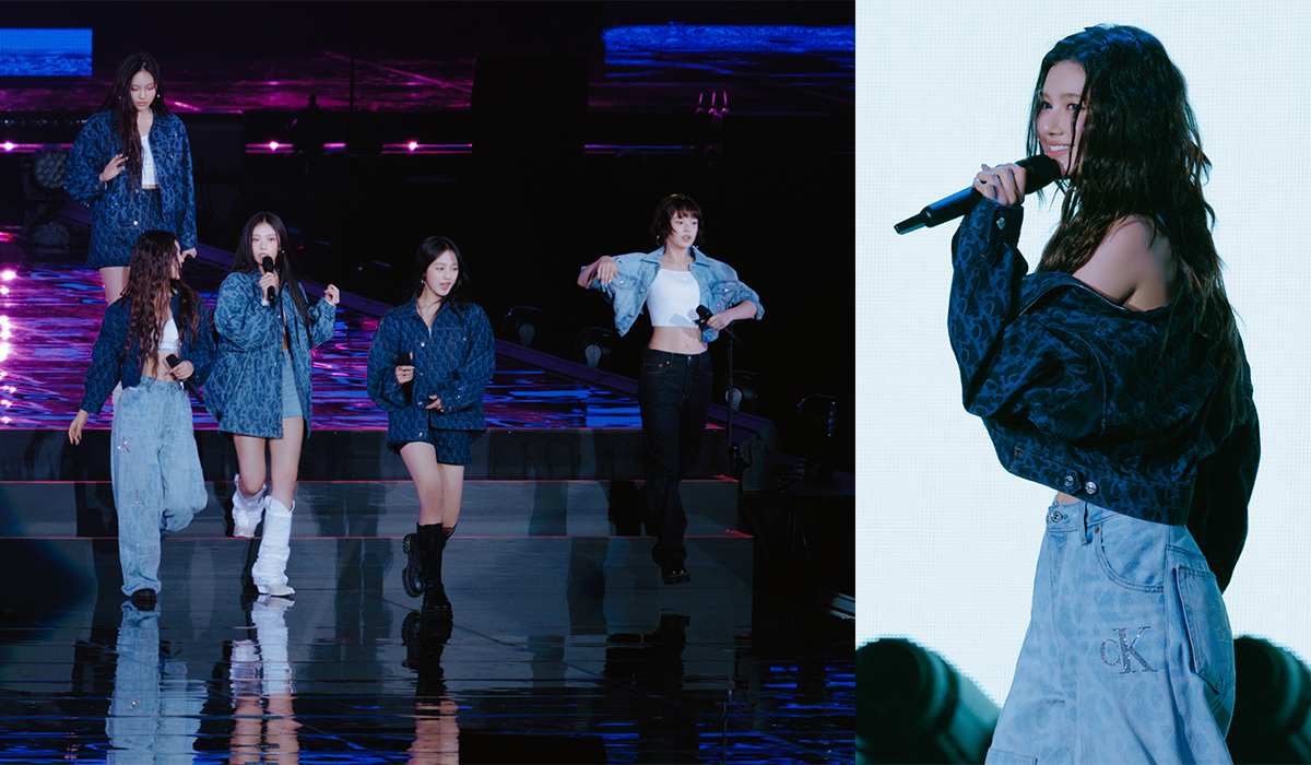 Calvin Klein Designs Custom Denim Looks for NewJeans’ Bunnies Camp 2024 Tokyo Dome Performance