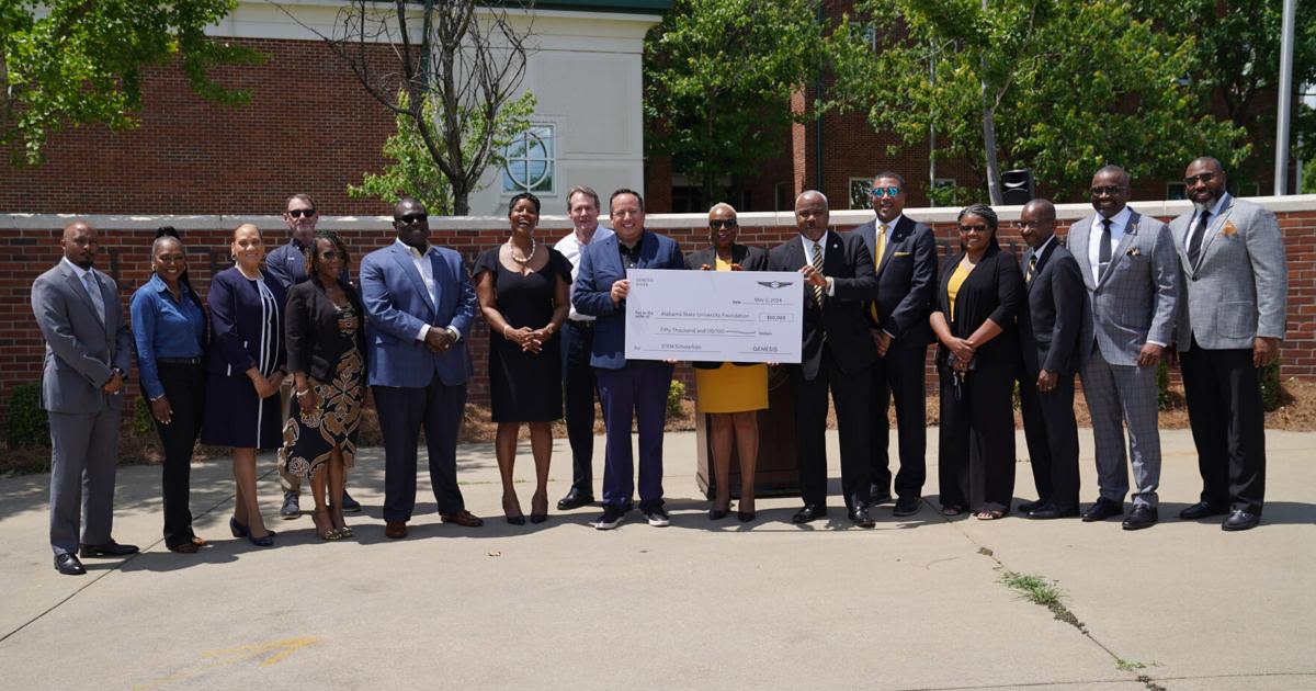 GENESIS GIVES DONATES $50,000 TO ALABAMA STATE UNIVERSITY TO SUPPORT STEM EDUCATION