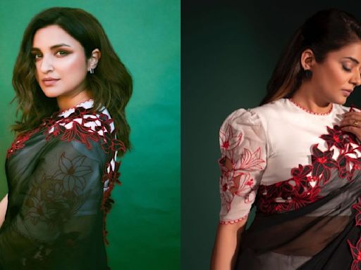 Priyamani vs Parineeti Chopra fashion face-off: Who slayed the color block saree worth Rs 29,999?