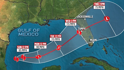 Emiten estado de emergencia para 35 condados en Florida ante la llegada de Milton