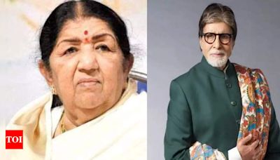 Amitabh Bachchan recounts how Lata Mangeshkar sparked his international concert career | Hindi Movie News - Times of India