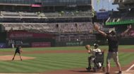 1st pitch at A's game marks fulfillment of Bay Area family's epic quest