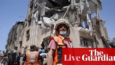 Middle East crisis live: ‘not easy to see’ how Israeli offensive on Rafah could be compliant with international law, says UK minister