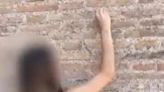 Teenage girl caught carving her name into Rome Colosseum