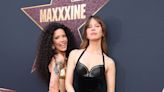 Mia Goth reunites with Halsey and Lily Collins at MaXXXine premiere