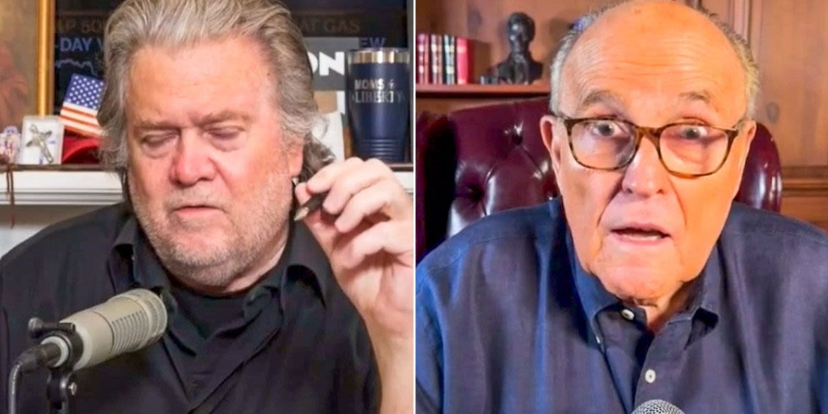 Rudy Giuliani picks up gig with Steve Bannon immediately after being fired from radio