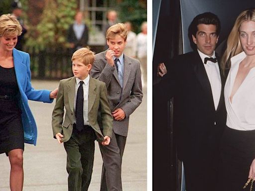 Após morte de Diana, esposa de John F. Kennedy Jr. tentou convencê-lo a falar com os filhos da princesa