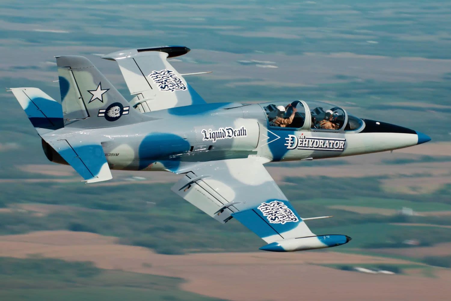 Liquid Death Is Giving Away an Actual Fighter Jet — for Real