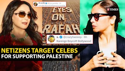 Celebrities face backlash for supporting Palestine, Pooja Bhatt speaks out against 'Boycott Bollywood' trend | Etimes - Times of India Videos
