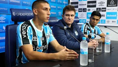 Apresentados, Arezo e Monsalve se mostram motivados para reação do Grêmio