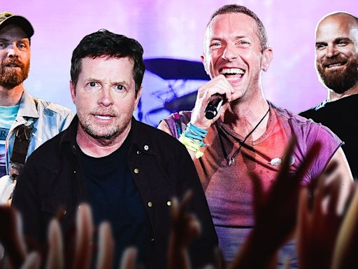 Coldplay thanks Michael J. Fox for 'dream' Glastonbury appearance