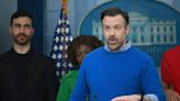 Ted Lasso’s Jason Sudeikis makes White House speech alongside co-stars