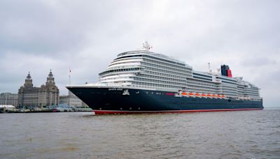 Crowds gather for Cunard’s Queen Anne naming ceremony