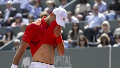 Djokovic se queda sin final en Ginebra y sus temblores preocupan a días de Roland Garros