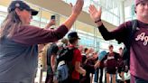 With her father's Aggie ring around her neck, former student makes trek from Alaska to CWS