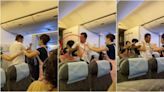 長榮航空機上爆發全武行 空姐遭乘客「肘擊」畫面曝光