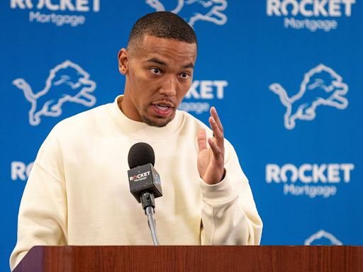 Detroit Lions' Amon-Ra St. Brown went off script for 'Jar-ed Goff' chant at NFL draft