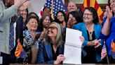 Arizona governor’s signing of abortion law repeal follows political fight by women lawmakers - The Boston Globe