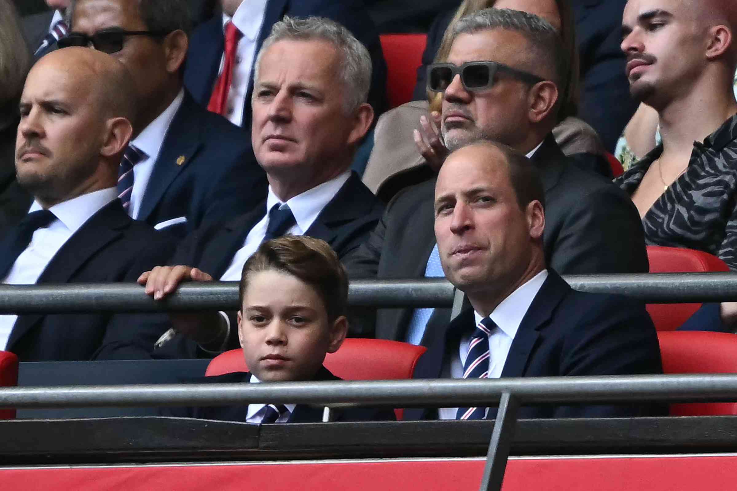 Prince William and Prince George Matched at a Father-Son Soccer Day in London