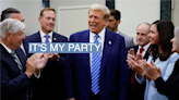 Trump celebrates birthday, bashes Milwaukee, and talks up tariffs with Hill Republicans