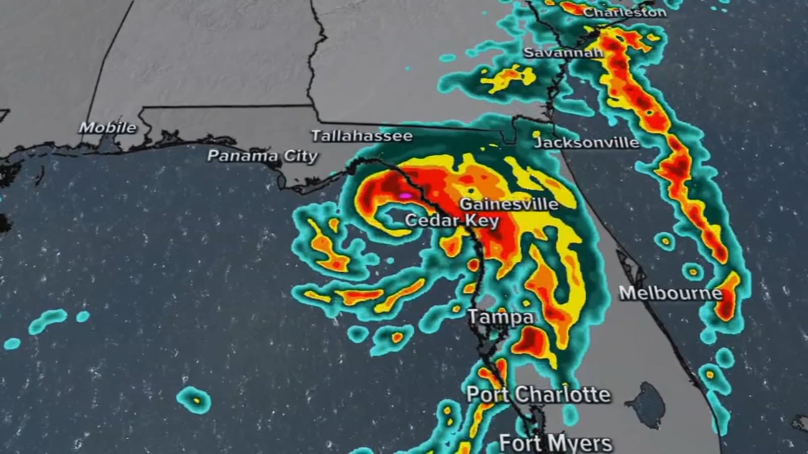 Hurricane Debby makes landfall at Category 1 storm in Florida's Big Bend with 80 mph winds