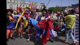 Hundreds of Peruvians celebrate Clown Day in the hope of gaining official recognition for the holida