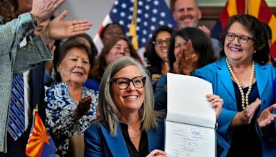 Arizona governor signs bill repealing Civil War-era abortion ban