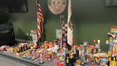 150 pounds of illegal fireworks seized in Lake Elsinore