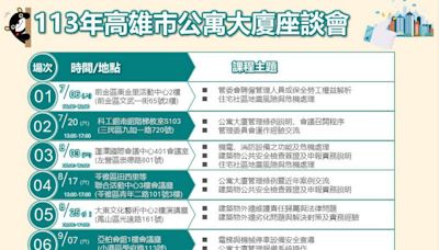 高市首場公寓大廈座談會 7/6登場