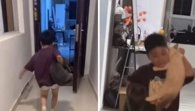 ‘Hero Without Shoes’: Video Of Little Boy Rescuing His Cats During Earthquake Is Winning Hearts - News18