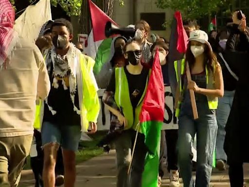 Pro-Palestinian protesters at University of Chicago, DePaul meet with school administrations