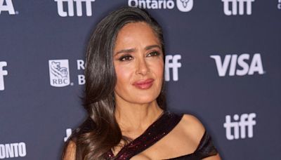 Salma Hayek Fully Embraces Her Graying Hair at the 2024 Toronto International Film Festival