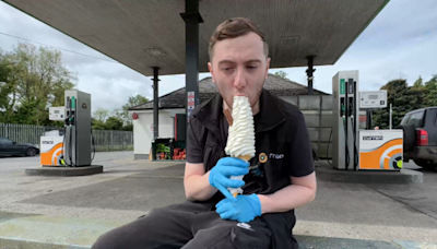 Filling station which claims to sell Ireland's largest 99 is whipping up a storm