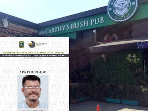 Acusan de extorsión y amenazas de muerte al fundador de la cadena McCarthy's Irish Pub - Puebla